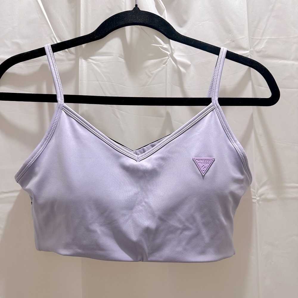 Guess Lavender Women's sport bra NWOT